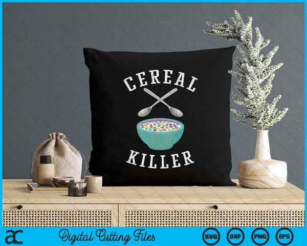 Vintage Cereal Killer SVG PNG Digital Printable Files