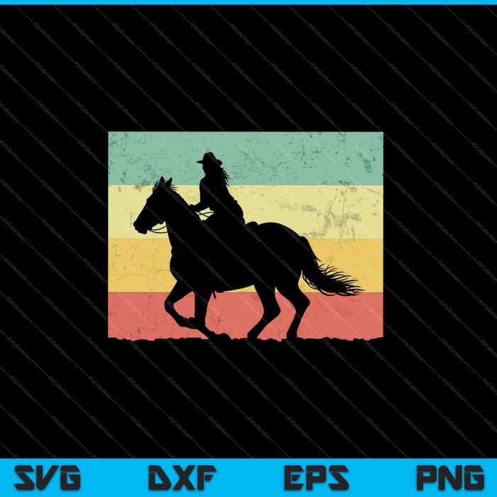 Vintage Vaquera Texas Ranch SVG PNG Cortar archivos imprimibles