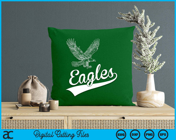Vintage Egales Flying Bird Inspirational SVG PNG Digital Printable Files