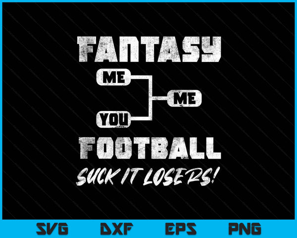 Vintage fantasy football draft party kit sports winner SVG cut file