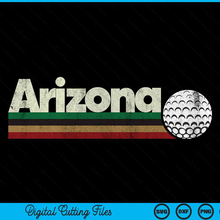 Vintage hockey Arizona hockey retro stripes SVG PNG cut file for Cricut