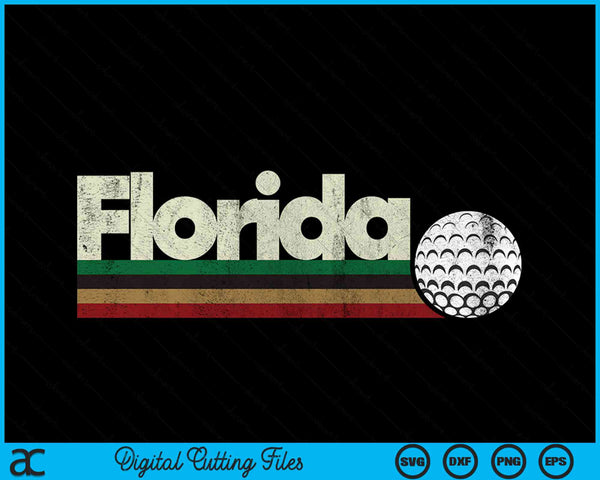 Vintage Hockey Florida Hockey Retro Stripes SVG PNG Digital Cutting Files