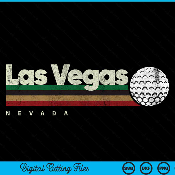 Vintage hockey Las Vegas city hockey retro stripes SVG PNG cut file for Cricut