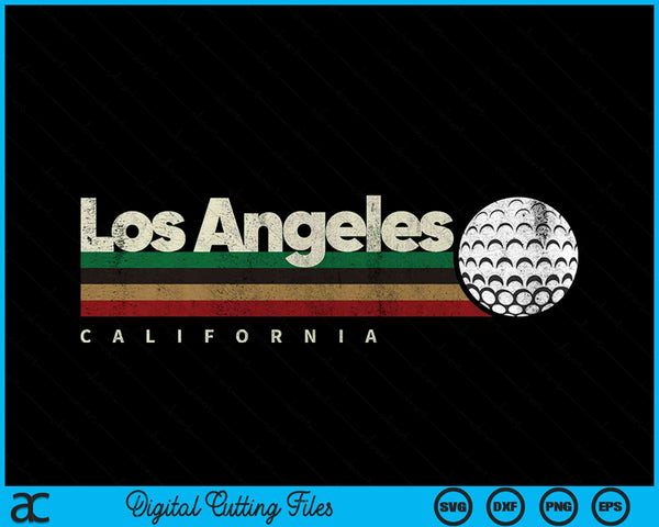 Vintage Hockey Los Angeles City Hockey Retro Stripes SVG PNG Digital Cutting File