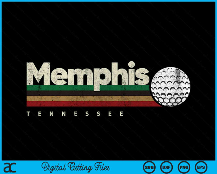 Vintage Hockey Memphis City Hockey Retro Stripes SVG PNG Digital Cutting File