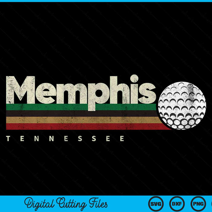 Vintage Hockey Memphis City Hockey Retro Stripes SVG PNG Digital Cutting File