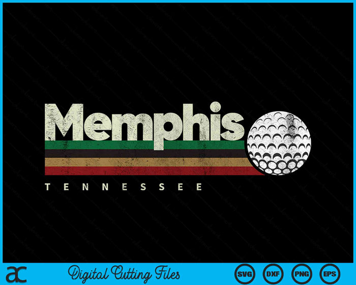 Vintage Hockey Memphis City Hockey Retro Stripes SVG PNG Digital Cutting File