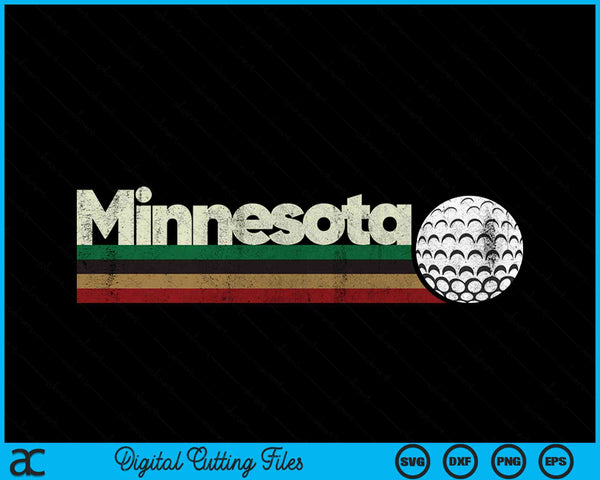 Vintage Hockey Minnesota Hockey Retro Stripes SVG PNG Digital Cutting Files
