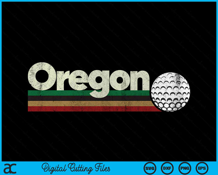 Vintage Hockey Oregon Hockey Retro Stripes SVG PNG Digital Cutting Files