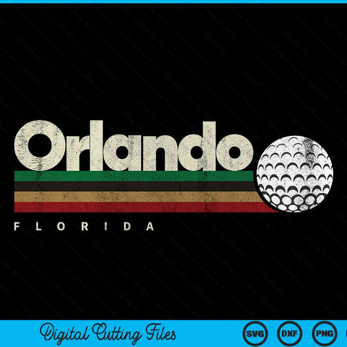Vintage Hockey Orlando City Hockey Retro Stripes SVG PNG Digital Cutting File
