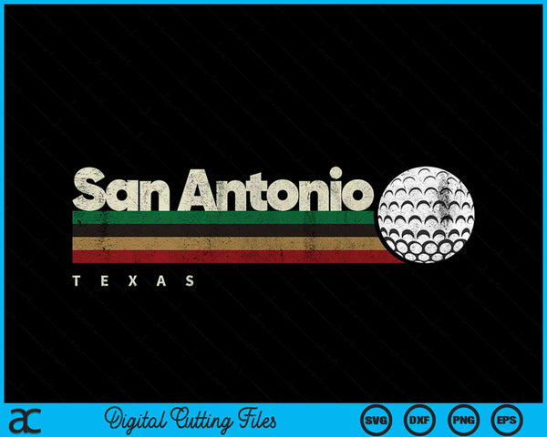 Vintage Hockey San Antonio City Hockey Retro Stripes SVG PNG Digital Cutting File
