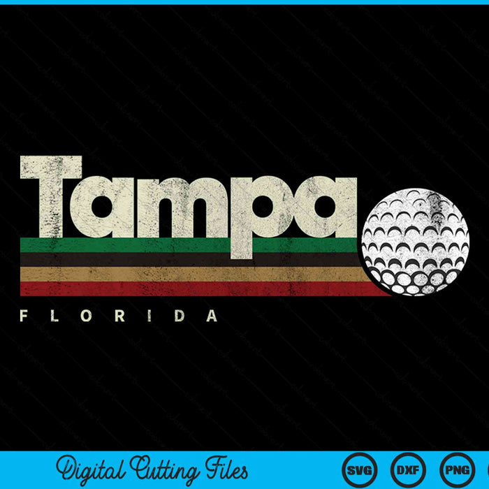 Vintage Hockey Tampa City Hockey Retro Stripes SVG PNG Digital Cutting File