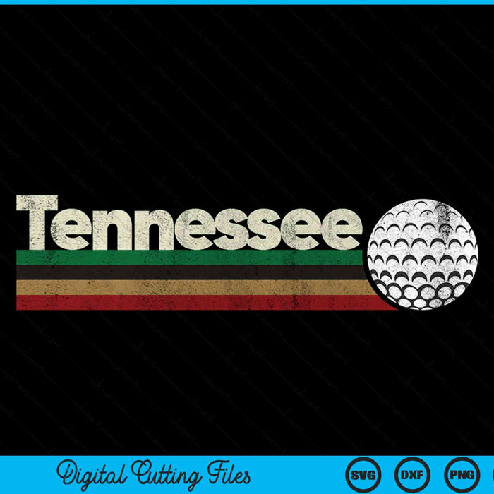 Vintage Hockey Tennessee Hockey Retro Stripes SVG PNG Digital Cutting File