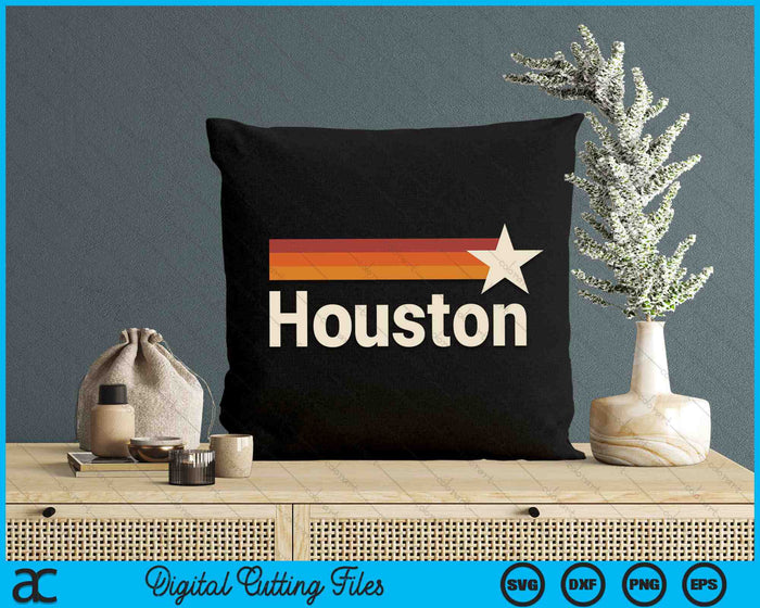 Vintage Houston Texas SVG PNG Digital Cutting Files