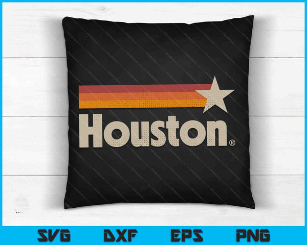 Vintage Houston Texas Houston Strong Stripes SVG PNG Digital Cutting Files