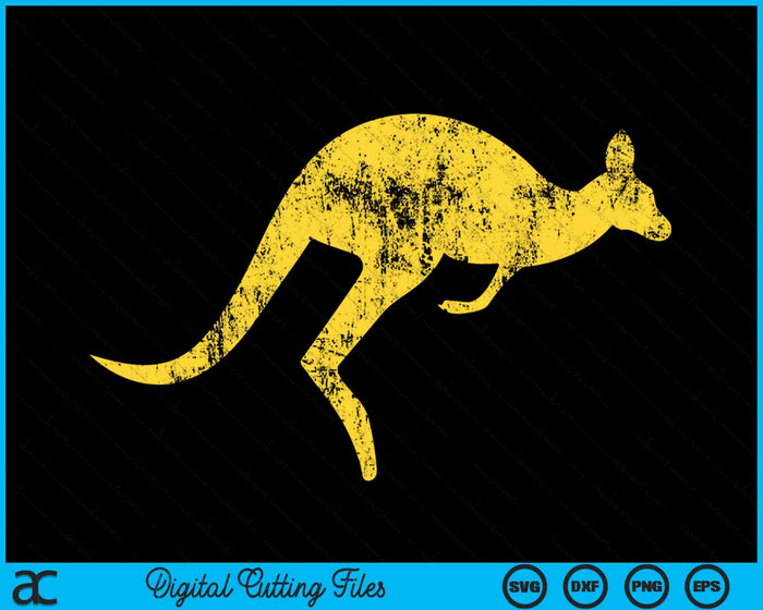 Australia Aussie Roo Canguro SVG PNG Archivos de corte digital