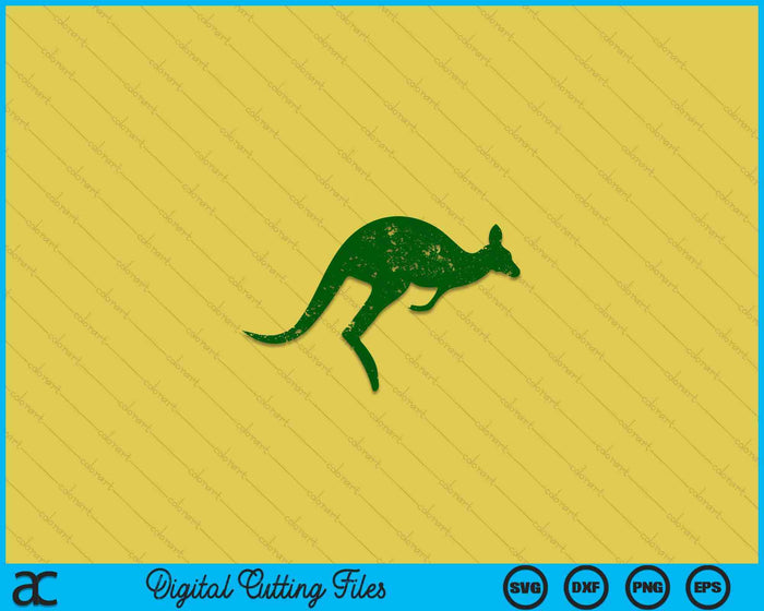 Vintage Kangaroo Australia Aussie Roo Kangaroo SVG PNG Digital Printable Files