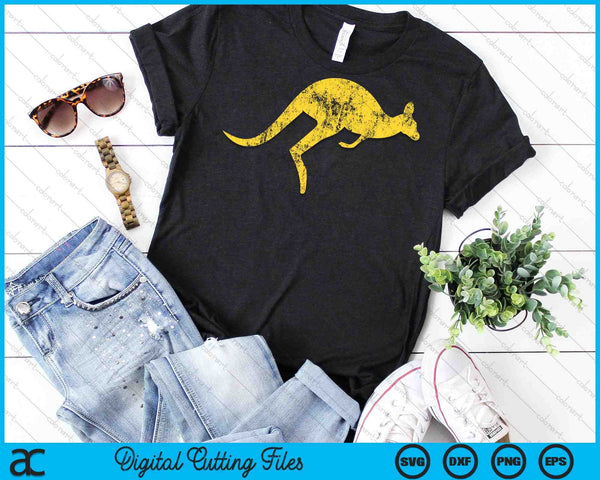 Australia Aussie Roo Kangaroo SVG PNG Digital Cutting Files