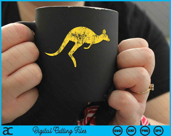 Australia Aussie Roo Kangaroo SVG PNG Digital Cutting Files