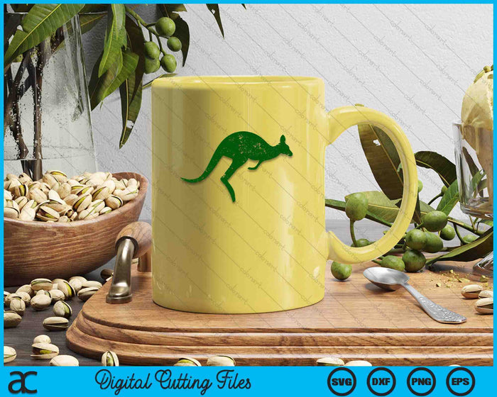 Vintage Kangaroo Australia Aussie Roo Kangaroo SVG PNG Digital Printable Files