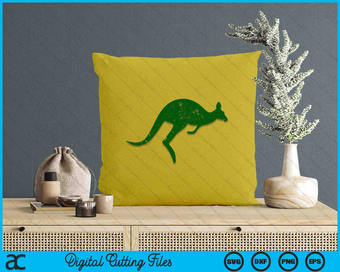 Vintage Kangaroo Australia Aussie Roo Kangaroo SVG PNG Digital Printable Files