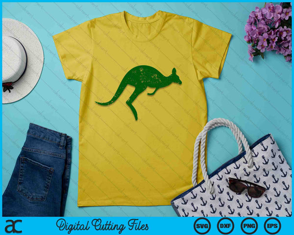 Vintage Kangaroo Australia Aussie Roo Kangaroo SVG PNG Digital Printable Files