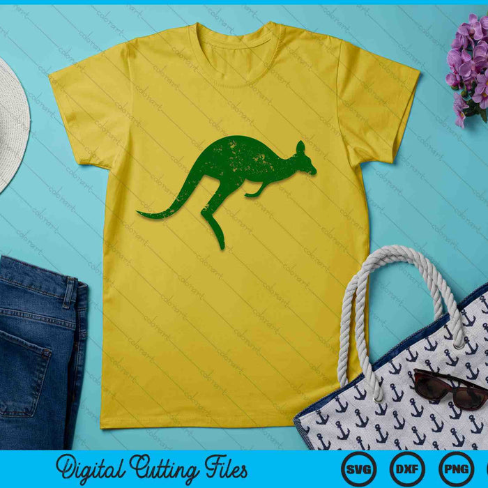 Vintage Kangaroo Australia Aussie Roo Kangaroo SVG PNG Digital Printable Files