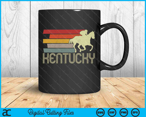 Vintage Kentucky Retro Horse Racing Derby SVG PNG Cutting Printable Files