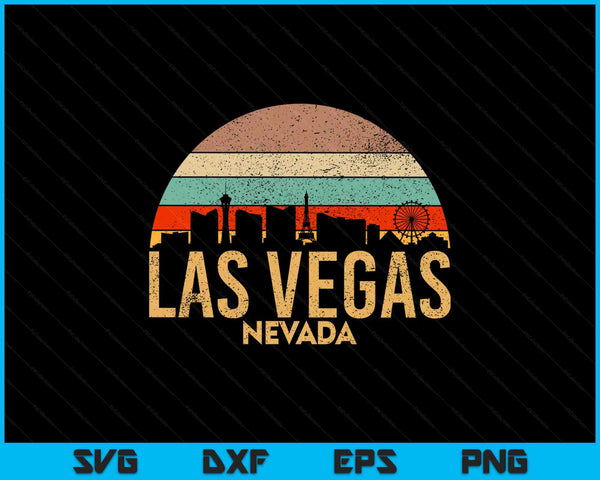 Vintage LAS VEGAS souvenir Holiday Tshirt Gift Nevada City SVG PNG Digital Printable Files