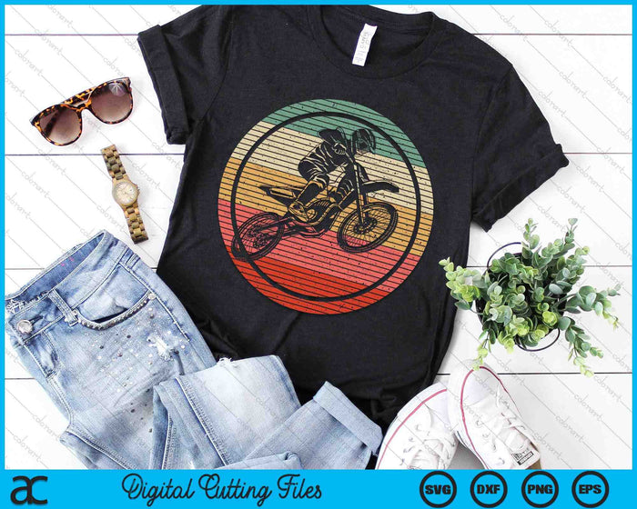 Vintage Motocross Dirt Bike Enduro Biker SVG PNG Digital Printable Files