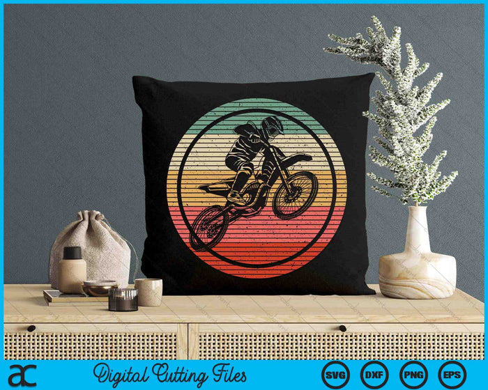 Vintage Motocross Dirt Bike Enduro Biker SVG PNG Digital Printable Files