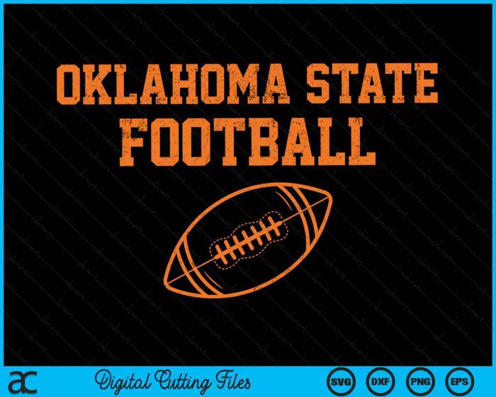 Vintage Oklahoma State Football SVG PNG digitale snijbestanden