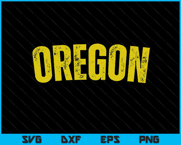 Vintage Oregon retro SVG cut file
