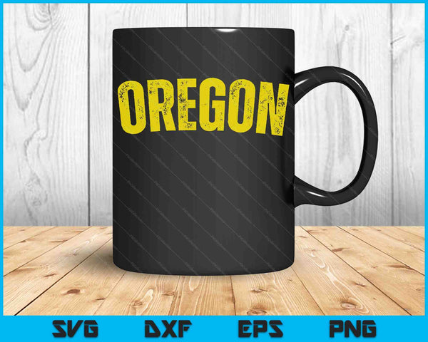 Vintage Oregon Retro SVG PNG Archivos de corte digital