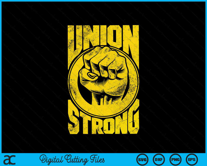 Vintage trotse Labor Day werknemers Unie sterke vuist SVG PNG digitale snijden-bestanden