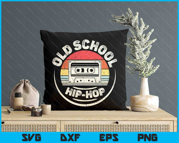 Vintage Retro Old School Hip Hop 80s 90s Cassette Music SVG PNG Digital Printable Files