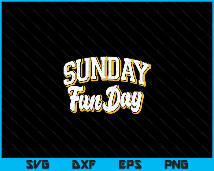 Vintage Sunday Funday Minnesota Football Retro Fun Day SVG PNG digitale snijbestanden