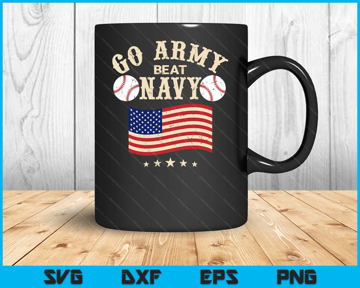 Vintage USA Flag Army Beat Navy-Flag Game Sports Baseball SVG PNG Digital Printable Files