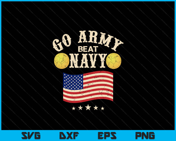 Vintage USA flag army beat navy-flag game sports handball SVG cut file