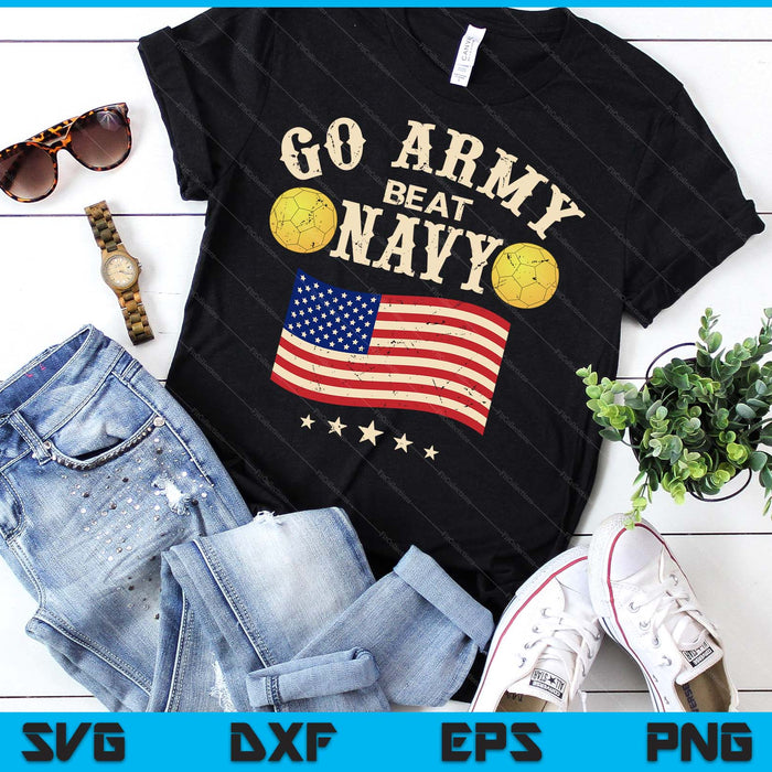 Vintage USA Flag Army Beat Navy-Flag Game Sports Handball SVG PNG Digital Printable Files