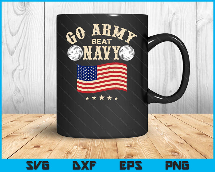 Vintage USA Flag Army Beat Navy-Flag Game Sports Hockey SVG PNG Digital Printable Files