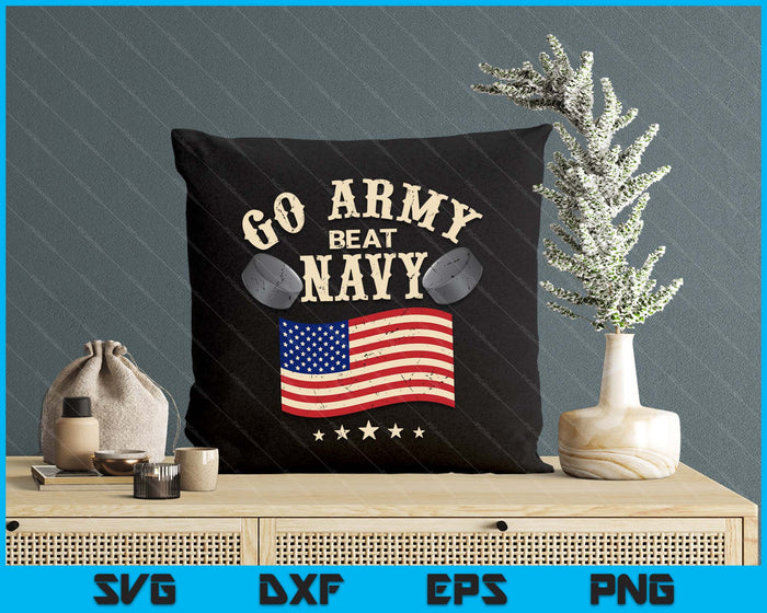 Vintage USA Flag Army Beat Navy-Flag Game Sports Ice Hockey SVG PNG Digital Printable Files