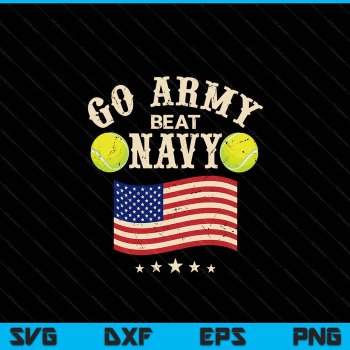 Vintage USA flag army beat navy-flag game sports tennis SVG cut file