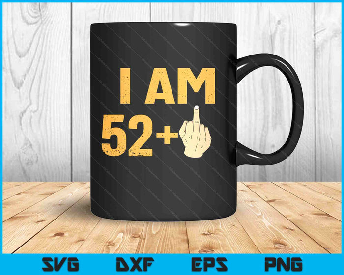 Vintage 53rd Birthday Men Women Retro 53 Years Old SVG PNG Digital Printable Files