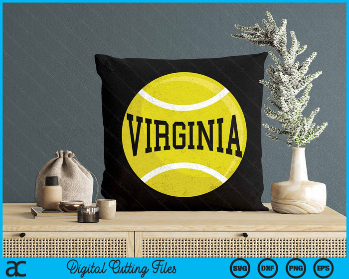 Virginia Tennis Fan SVG PNG Digital Cutting Files
