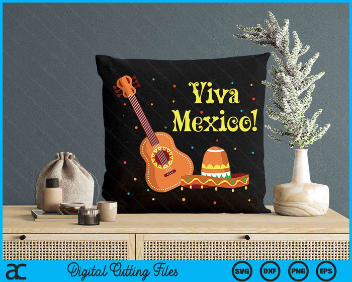 Leve Mexico! Fiesta Independence Day Party Mexicaanse SVG PNG digitale snijbestanden