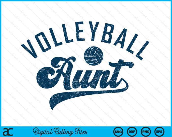 Volleyball Aunt Gifts SVG PNG Digital Printable Files