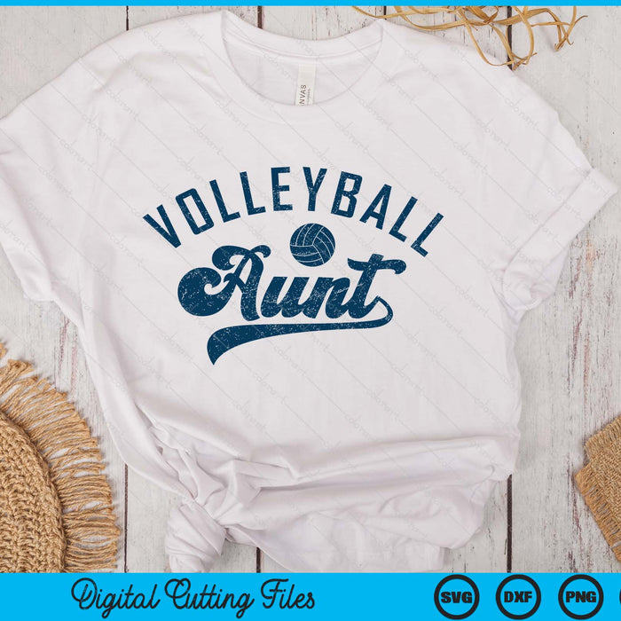 Volleyball Aunt Gifts SVG PNG Digital Printable Files