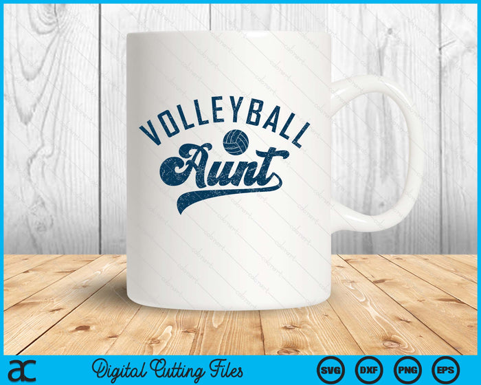 Volleyball Aunt Gifts SVG PNG Digital Printable Files