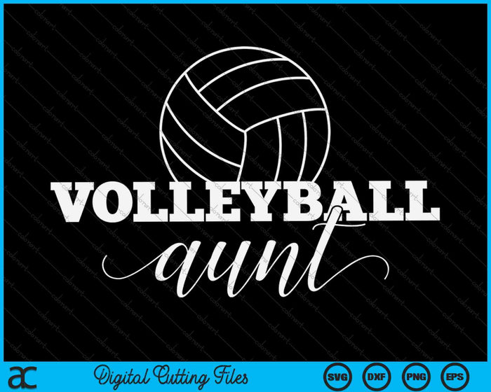 Volleybal tante volleybalster SVG PNG digitale afdrukbare bestanden